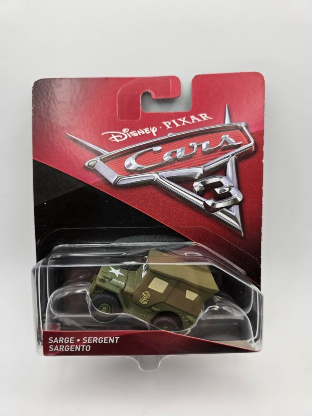 Disney Pixar Cars SARGE Jeep New Mattel Die-Cast Metal Series 2016